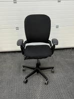 Steelcase Leap V1 - Bureaustoel - Voorzien Van Nieuwe stof, Verzenden, Zwart, Zo goed als nieuw, Bureaustoel