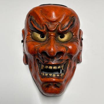 Japanse cast - Shikami Mask - Demonenmasker om aan de muur