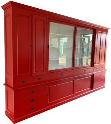 Buffetkast Goirle XXXL karmijnrood 400 x 240cm, Huis en Inrichting, Ophalen of Verzenden, Nieuw