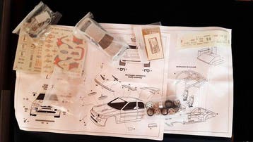 MERI Kits 1:43 - Modelbouwdoos - FORD ESCORT COSWORTH 4x4 -, Nieuw