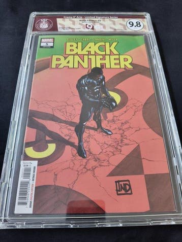 Black Panther #5 - EGC 9.8 - 1 Signed graded comic - Eerste, Boeken, Strips | Comics, Nieuw