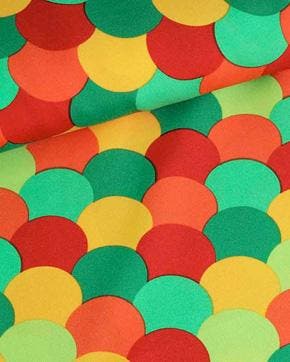 Polyester Texturé Confetti Limburg, Nieuw, Overige kleuren