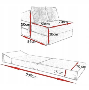 Vouwmatras 15cm Dik | Polyester | Laatste Stuks!, Nieuw, Ophalen of Verzenden, Matras, 200 cm