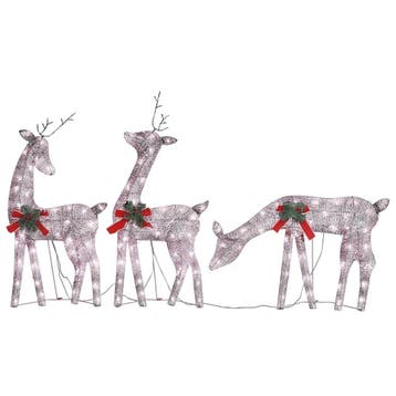 Kerstverlichting rendierfamilie 270cm | retourdeal 72% kort, Ophalen of Verzenden, Gebruikt