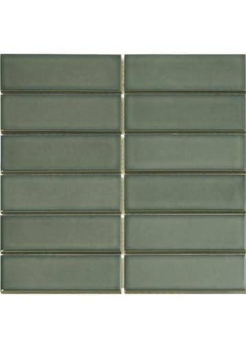The Mosaic Factory Barcelona Rectangle Forest Green Glossy, Ophalen of Verzenden, Nieuw