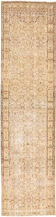 Vloerkleed - 408 cm - 105 cm - Designer vintage tapijt, Nieuw