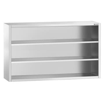 GGM Gastro | RVS wandkast PREMIUM - 2000x400x1000mm - open |, Verzenden, Nieuw in verpakking, RVS Meubilair
