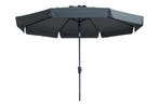 Madison stokparasol Flores luxe grey 300 cm., Tuin en Terras, Verzenden, Nieuw, Stokparasol, Kantelbaar
