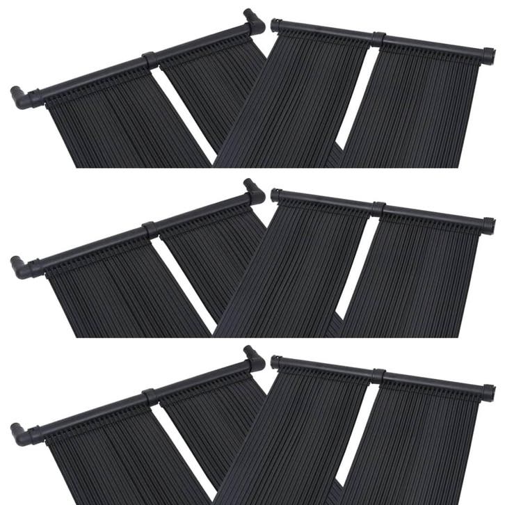 vidaXL Solarverwarmingspanelen voor zwembad 6 st 80x310 cm, Tuin en Terras, Zwembad-toebehoren, Nieuw, Verzenden
