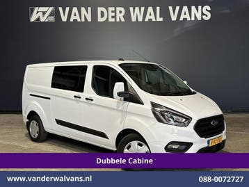 Ford Transit Custom | 2.0 TDCI 170pk L2H1 Dubbele Cabine, Gebruikt, Euro 6, Wit, Dealer onderhouden