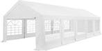 2dekans | Partytent / Paviljoen Gala - 4 x 10 meter - Wit -, Tuin en Terras, Partytenten, Ophalen of Verzenden, Zo goed als nieuw
