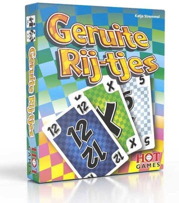 Geruite Rij-tjes - Kaartspel | HOT Games - Kaartspellen, Verzenden, Nieuw