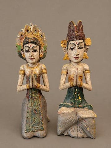 Loro Blonjo paar - Beeld - Loro Blonyo - Indonesië (Zonder