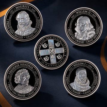 Nederland. Four Silver-Plated Medals – Princes of