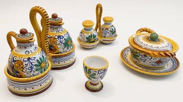 Deruta-servies - Keramiek - Tamantini - Italië - 20e eeuw