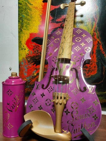 fp pop art - Louis vuitton violon et Capsule Rose fushia