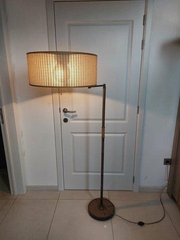 Swingarm vloerlamp - Metaal - Dorotheum lamp met zwenka