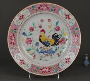 Yongzheng (1723-1735) - Perfect Condition - Bord - Rooster