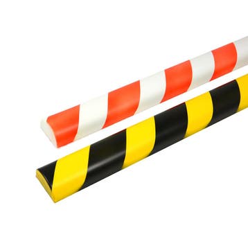 Stootrand foam, model 16 – 1 meter - Geel & Zwart -, Verzenden