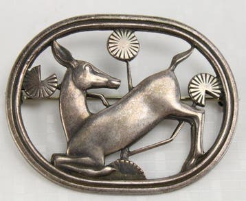 Zonder minimumprijs - Georg Jensen - Broche - Design No. 256