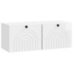 vidaXL Wandbeugel TV-kast Hoogglans Wit 78,5 x 31 x 30 cm, Minder dan 50 cm, Verzenden, Nieuw, Minder dan 100 cm