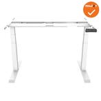 Los onderstel - Deluxe - Zit-Sta - Elektrisch - Wit, Huis en Inrichting, Bureaus, Ophalen of Verzenden, Nieuw