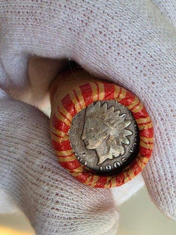 Verenigde Staten. 1 rol containing Indian Head 1905 on one