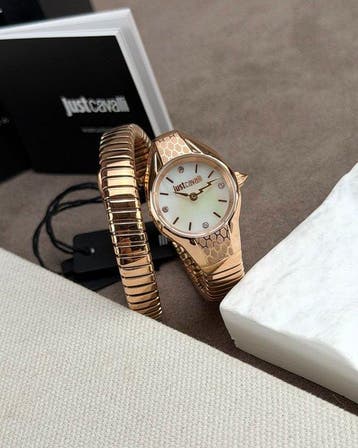 Just Cavalli - Colored steel watch MOP dial - Zonder, Nieuw