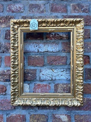 Lijst - 82. Oude goud vergulde schilderijlijst. Voor