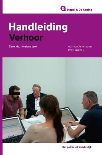 Boek Handleiding Verhoor 9789463500296, Boeken, Verzenden, Nieuw