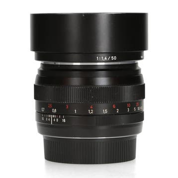 Zeiss Planar 50mm f/1.4 T* ZE - Canon EF - 1 jaar garantie, Audio, Tv en Foto, Fotografie | Lenzen en Objectieven, Ophalen of Verzenden