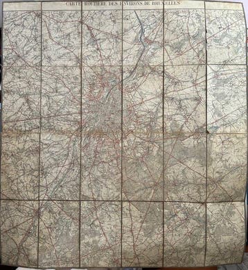 België - Brussel en omgeving; Institut Cartographique, Nieuw