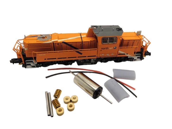 micromotor NB004C motor ombouwset voor Brawa Gravita, 10, Hobby en Vrije tijd, Modeltreinen | N-Spoor, Gelijkstroom, Overige typen