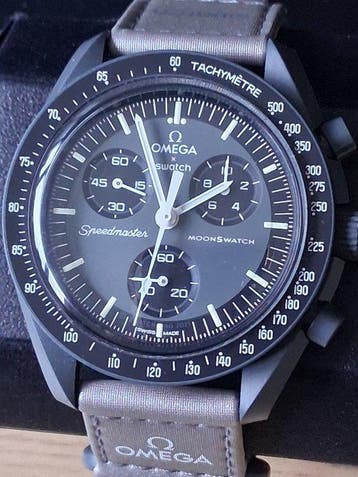 Omega x Swatch - MoonSwatch - Mission to Mercury - Zonder, Sieraden, Tassen en Uiterlijk, Horloges | Heren, Nieuw