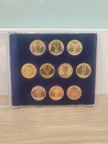 De gouden munten van de bekers van Barça. 24 k., Verzamelen, Nieuw