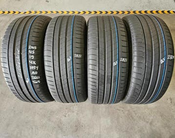 245/45/19 102Y AO BRIDGESTONE ZOMERBANDEN 6,3MM PROFIEL 4X, Band(en), Personenwagen, Zomerbanden, Ophalen