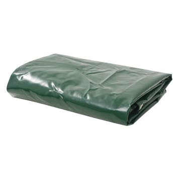 vidaXL Dekzeil 650 g/m² 4x5 m groen, Verzenden, Nieuw