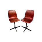 Pagholz - Bureaustoel (2) - Pagholz Plywoodstoelen - Hout,