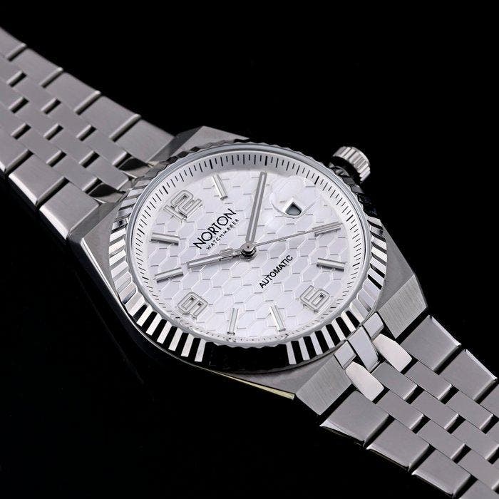 Norton - Marco Polo - Automatic - Bracciale Integrato -, Sieraden, Tassen en Uiterlijk, Horloges | Heren