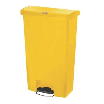 Slim Jim Front Step pedaalemmer | Geel | 68L, Verzenden, Nieuw in verpakking