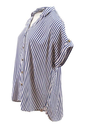 Only Carmacoma Blouse in maat 44 Blauw, Only Carmacoma, Verzenden, Zo goed als nieuw, Blauw