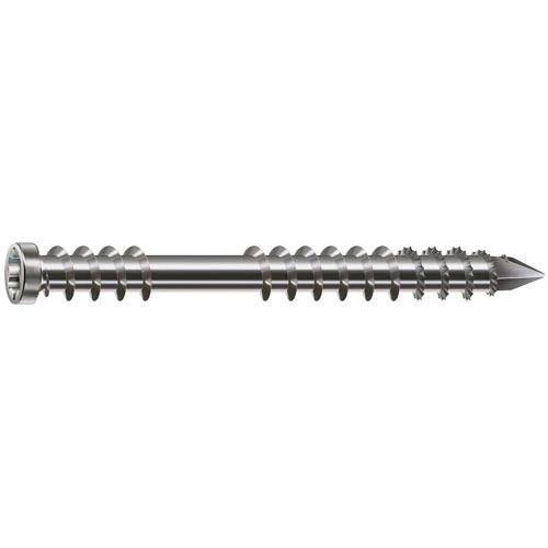 SPAX | Vlonderschroef RVS | 5 x 70 mm | 100 stuks, Doe-het-zelf en Verbouw, IJzerwaren en Bevestigingsmiddelen, Ophalen of Verzenden