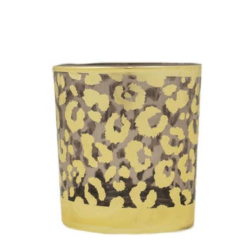 *Theelichthouder luipaard stippen goud Klein 8cm*, Verzenden, Nieuw