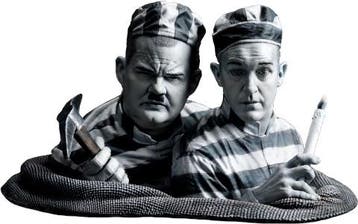 Stan Laurel & Oliver Hardy 1/3 Statue, Verzamelen, Ophalen of Verzenden, Nieuw