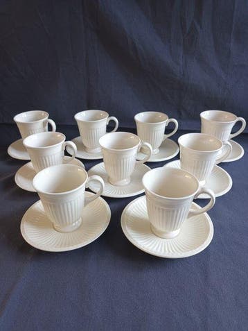 Wedgwood - Kop en schotel (18) - Edme - Aardewerk