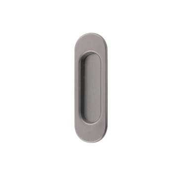 Schuifdeurkom ovaal Inca - PVD Inox, Doe-het-zelf en Verbouw, Hang- en Sluitwerk, Verzenden, Nieuw