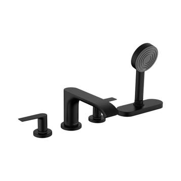 Badrandmengkraan HansGrohe Vivenis 4-Gats Met sBox Mat Zwart, Ophalen of Verzenden, Nieuw