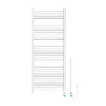 Elektrische designradiator Sofia 150x60cm mat wit 700W, Verzenden, Nieuw