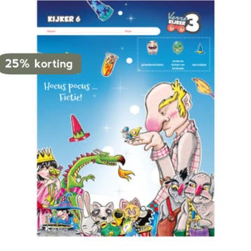 Verrekijker 3 taal - werkboek kijker 6 - Sara Stevens, Verzenden, Zo goed als nieuw, Sara Stevens