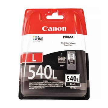 Canon PG-540L inktcartridge, Zwart, Verzenden, Zo goed als nieuw